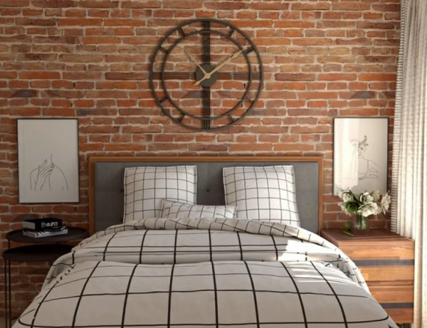 Desain Industrial: Padukan unsur industri dengan dinding bata ekspos